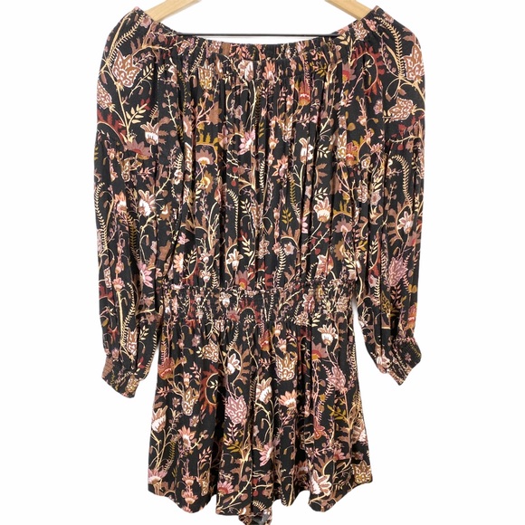 ♦️SOLD♦️Free People Pretty & Free Floral Romper - Picture 2 of 11